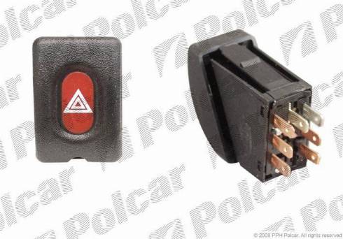 Polcar 5555P-30 - Interrupteur de signal de détresse cwaw.fr