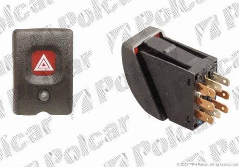 Polcar 5555P-31 - Interrupteur de signal de détresse cwaw.fr