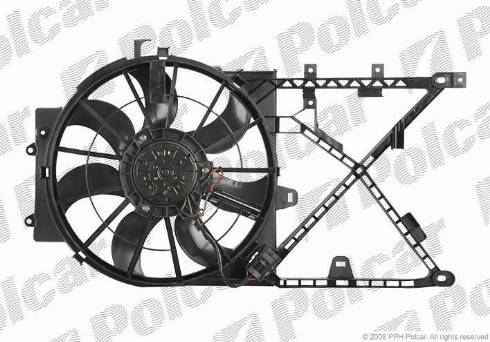 Polcar 551623W4 - Ventilateur, refroidissement du moteur cwaw.fr