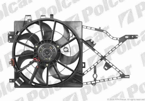 Polcar 551623W1 - Ventilateur, refroidissement du moteur cwaw.fr