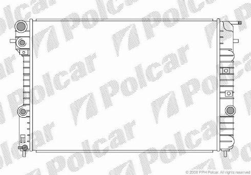 Polcar 5527081X - Radiateur, refroidissement du moteur cwaw.fr