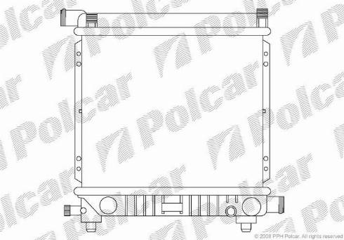 Polcar 5001081X - Radiateur, refroidissement du moteur cwaw.fr