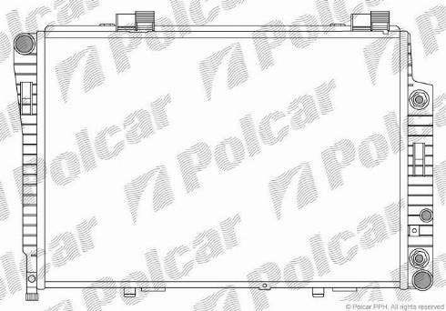 Polcar 5002082X - Radiateur, refroidissement du moteur cwaw.fr