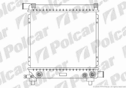 Polcar 5014085X - Radiateur, refroidissement du moteur cwaw.fr