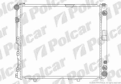 Polcar 5024083X - Radiateur, refroidissement du moteur cwaw.fr