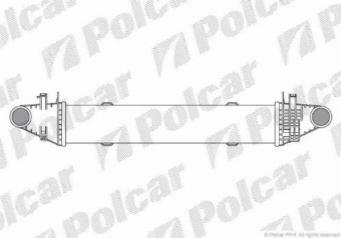 Polcar 5070J82X - Intercooler, échangeur cwaw.fr