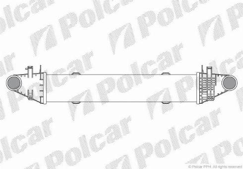 Polcar 5070J8-2 - Intercooler, échangeur cwaw.fr