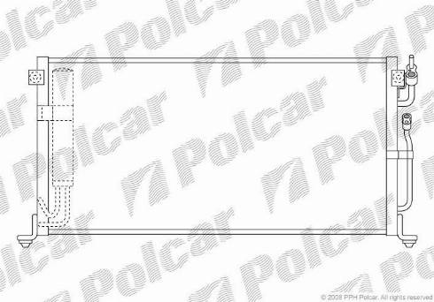 Polcar 5233K8C1 - Condensateur, climatisation cwaw.fr