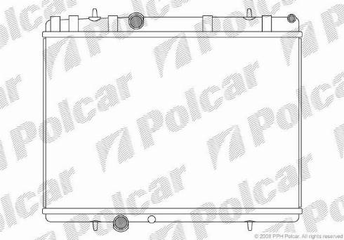 Polcar 5748085X - Radiateur, refroidissement du moteur cwaw.fr