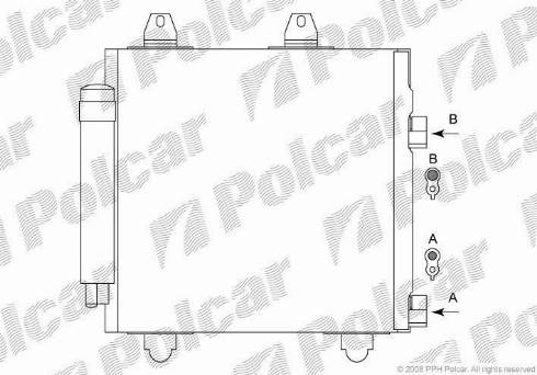 Polcar 5716K81K - Condensateur, climatisation cwaw.fr