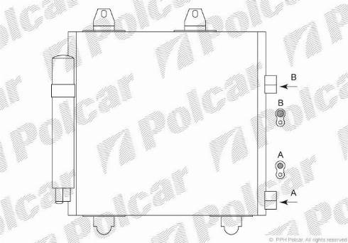 Polcar 5716K8C1 - Condensateur, climatisation cwaw.fr