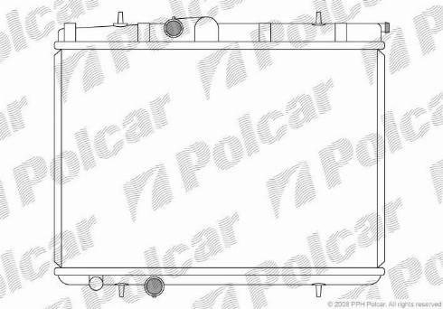 Polcar 572308-5 - Radiateur, batterie de traction cwaw.fr