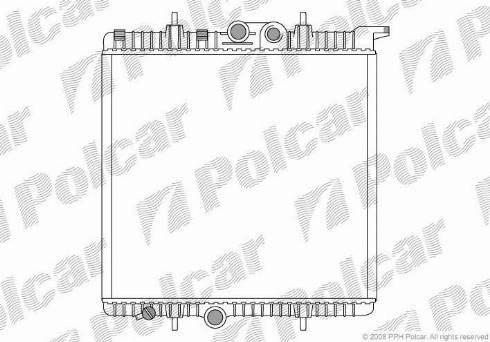 Polcar 5723081X - Radiateur, refroidissement du moteur cwaw.fr