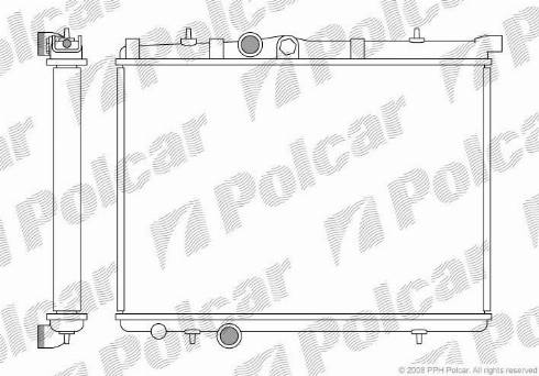 Polcar 572308-3 - Radiateur, batterie de traction cwaw.fr