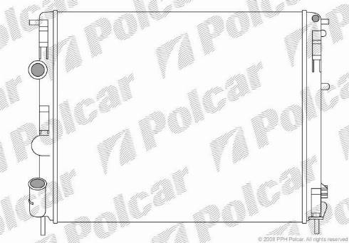 Polcar 6015085X - Radiateur, refroidissement du moteur cwaw.fr