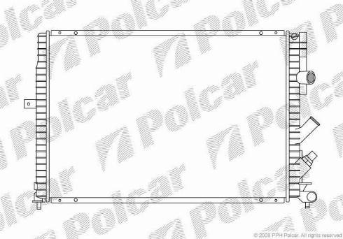 Polcar 6032088X - Radiateur, refroidissement du moteur cwaw.fr