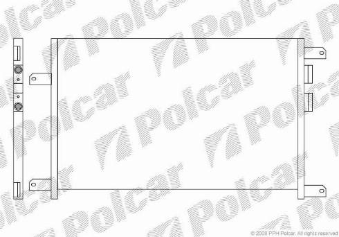 Polcar 1404K82X - Condensateur, climatisation cwaw.fr