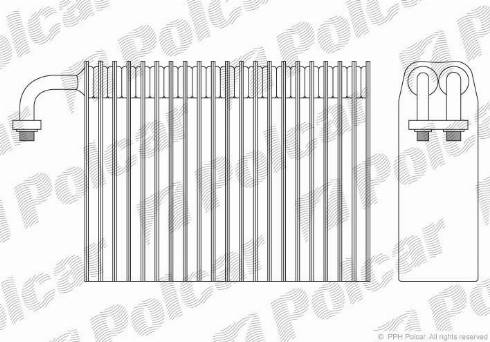 Polcar 1408P8-1 - Évaporateur climatisation cwaw.fr