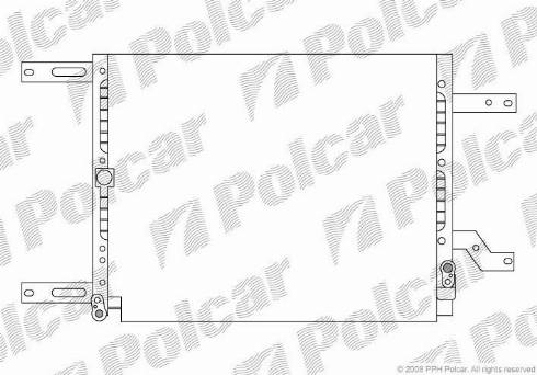 Polcar 1407K81X - Condensateur, climatisation cwaw.fr