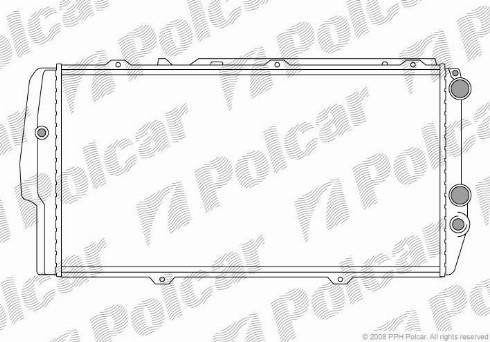 Polcar 131508A1 - Radiateur, refroidissement du moteur cwaw.fr