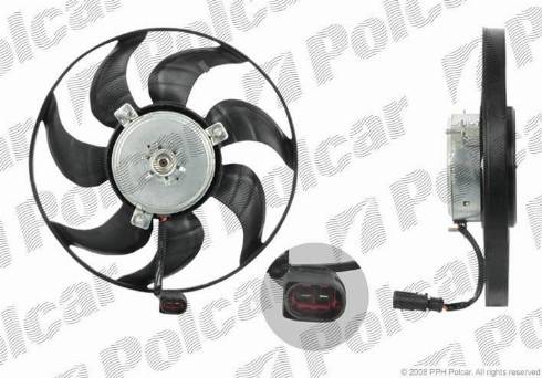 Polcar 133123U5 - Ventilateur, refroidissement du moteur cwaw.fr