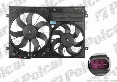 Polcar 133123W2 - Ventilateur, refroidissement du moteur cwaw.fr