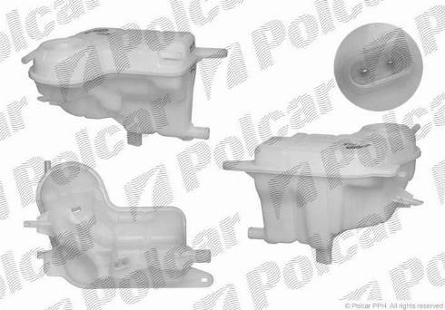 Polcar 1338ZB-2 - Vase d'expansion, liquide de refroidissement cwaw.fr