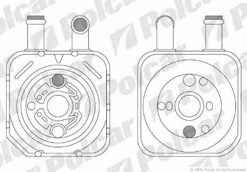 Polcar 1325L8-2 - Radiateur d'huile cwaw.fr