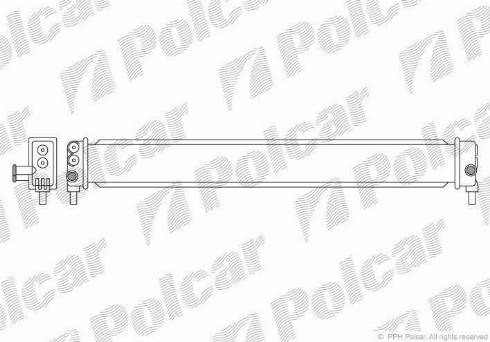 Polcar 8162083K - Radiateur, refroidissement du moteur cwaw.fr