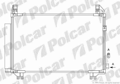 Polcar 8105K83K - Condensateur, climatisation cwaw.fr