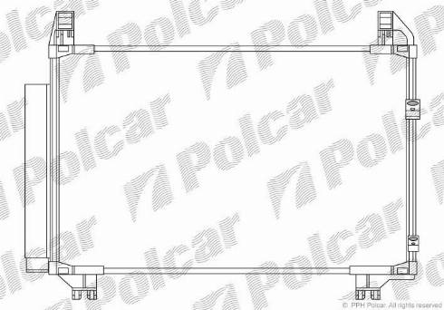 Polcar 8105K82K - Condensateur, climatisation cwaw.fr