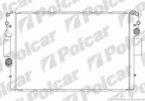 Polcar 3052085X - Radiateur, refroidissement du moteur cwaw.fr