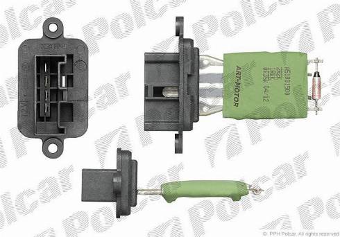 Polcar 3002KST3X - Résistance, pulseur d'air habitacle cwaw.fr