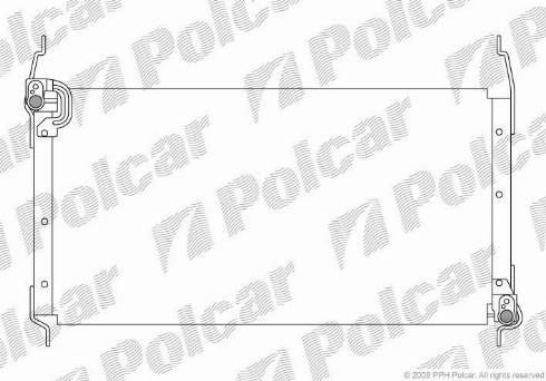 Polcar 3018K8B1 - Condensateur, climatisation cwaw.fr