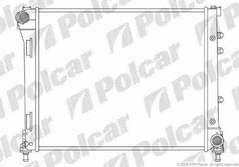 Polcar 3035083X - Radiateur, refroidissement du moteur cwaw.fr