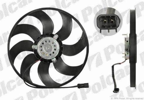 Polcar 303523U2 - Ventilateur, refroidissement du moteur cwaw.fr