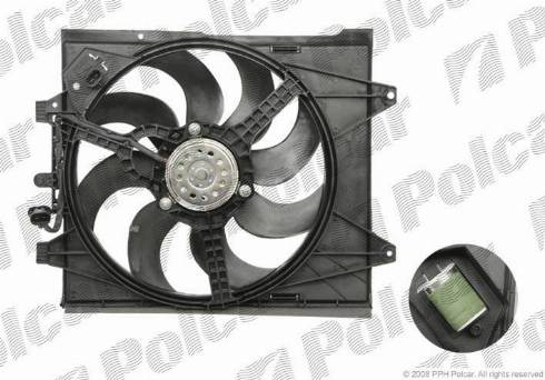 Polcar 303523W3 - Ventilateur, refroidissement du moteur cwaw.fr