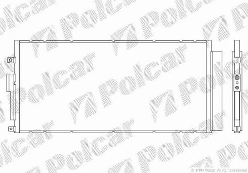 Polcar 3035K82X - Condensateur, climatisation cwaw.fr