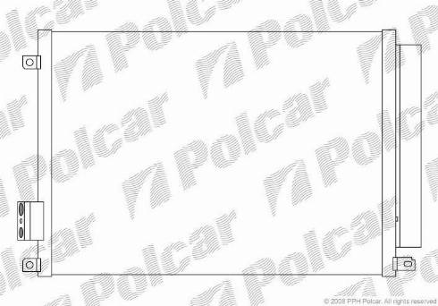 Polcar 3035K8C1 - Condensateur, climatisation cwaw.fr