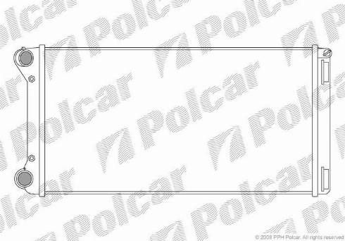 Polcar 3023084X - Radiateur, refroidissement du moteur cwaw.fr