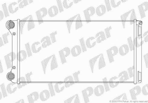 Polcar 302308-4 - Radiateur, refroidissement du moteur cwaw.fr