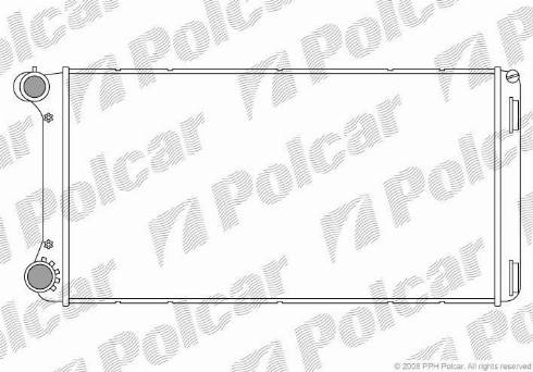 Polcar 3022084X - Radiateur, refroidissement du moteur cwaw.fr