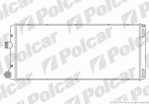 Polcar 3022085X - Radiateur, refroidissement du moteur cwaw.fr