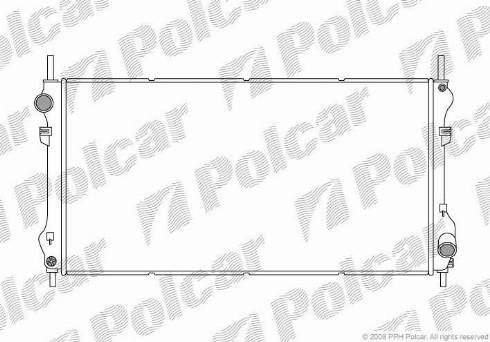 Polcar 3247083X - Radiateur, refroidissement du moteur cwaw.fr