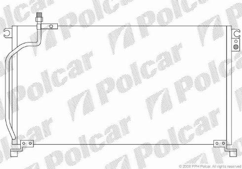 Polcar 3250K8C1 - Condensateur, climatisation cwaw.fr