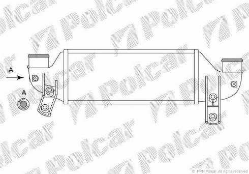 Polcar 3201J8-1 - Intercooler, échangeur cwaw.fr