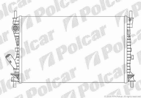 Polcar 3212085X - Radiateur, refroidissement du moteur cwaw.fr