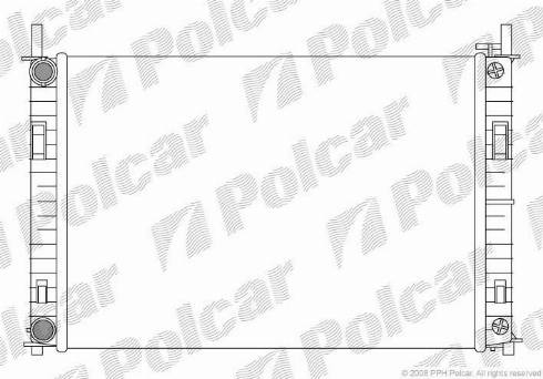 Polcar 3212081X - Radiateur, refroidissement du moteur cwaw.fr