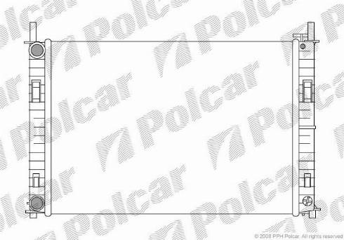 Polcar 3212083X - Radiateur, refroidissement du moteur cwaw.fr