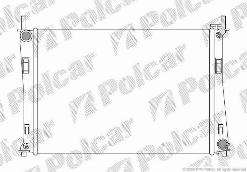 Polcar 3212082X - Radiateur, refroidissement du moteur cwaw.fr